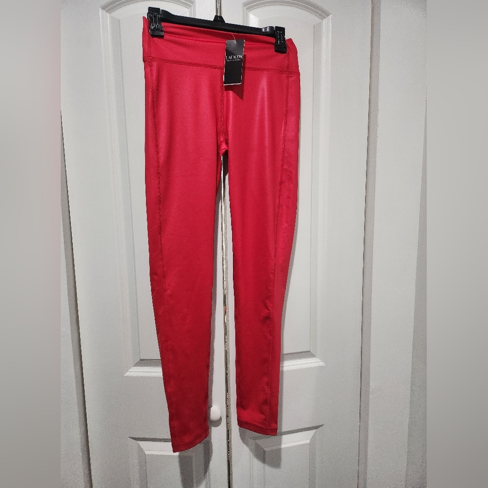 LAUREN Ralph Lauren Bright Red Leggings